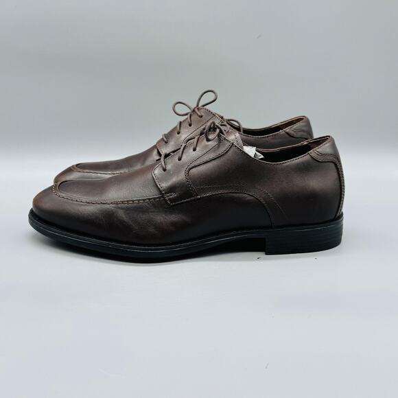 Johnston & Murphy Shoes Mens 8.5 Brown Leather XC4 Waterproof Oxford Dress